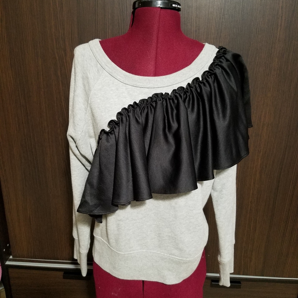 J.Crew Ruffled Sweater - Picture 2 of 8